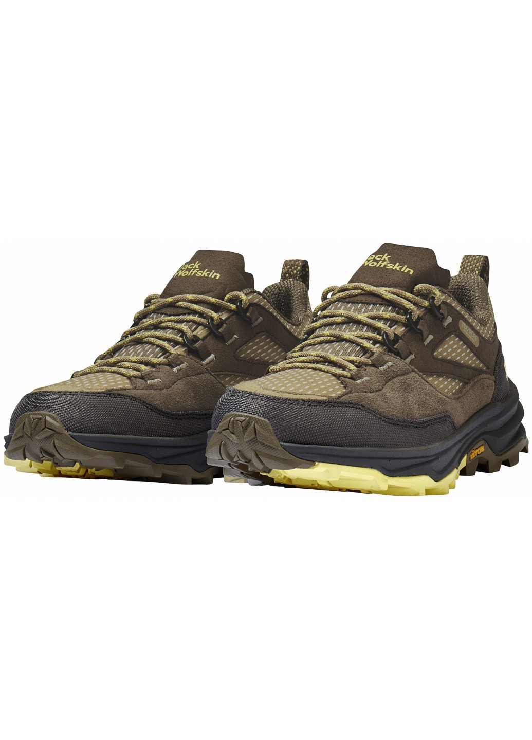 Кросівки Jack Wolfskin CYROX TEXAPORE LOW W коричневі демісезони (368322344)