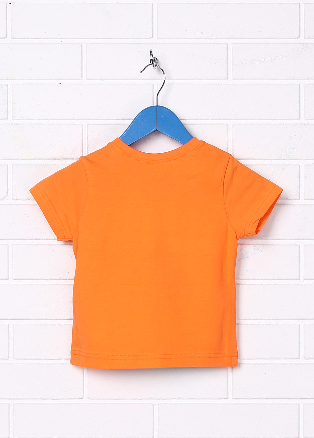 Оранжевая летняя футболка с коротким рукавом B.P.C.