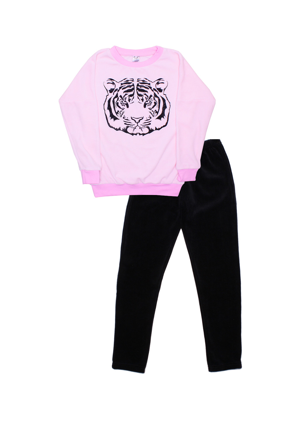 Рожевий демісезонний комплект (світшот, брюки) Валери-Текс