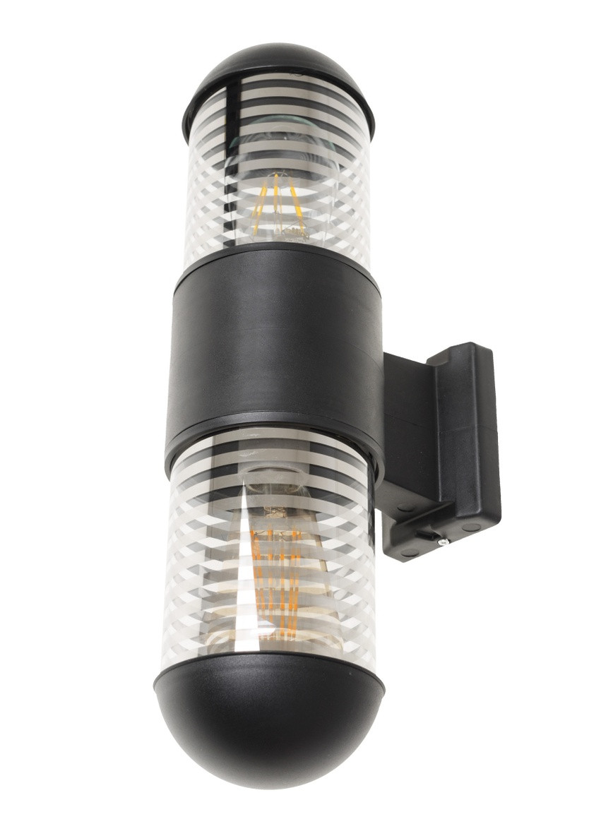 Светильник уличный настенный PL-29/40 2*E27 BK IP65 Brille (253894287)