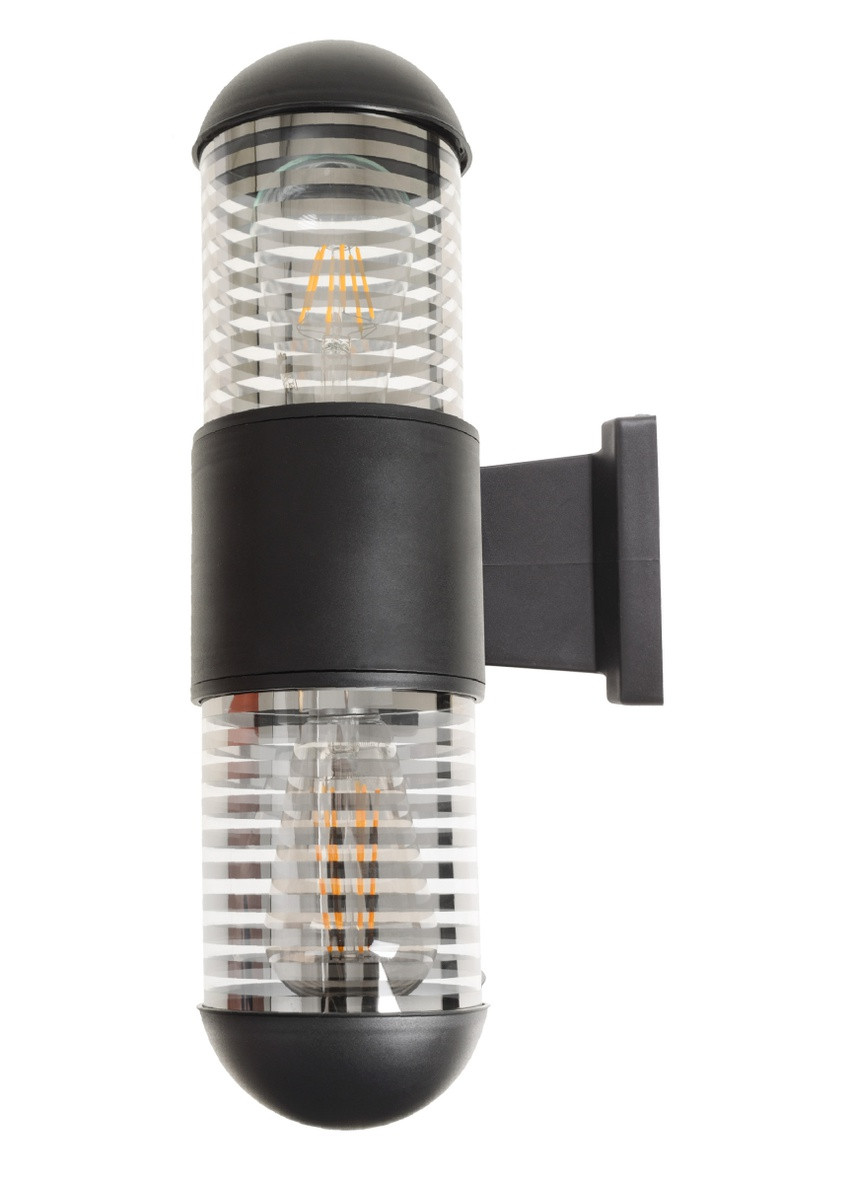 Светильник уличный настенный PL-29/40 2*E27 BK IP65 Brille (253894287)