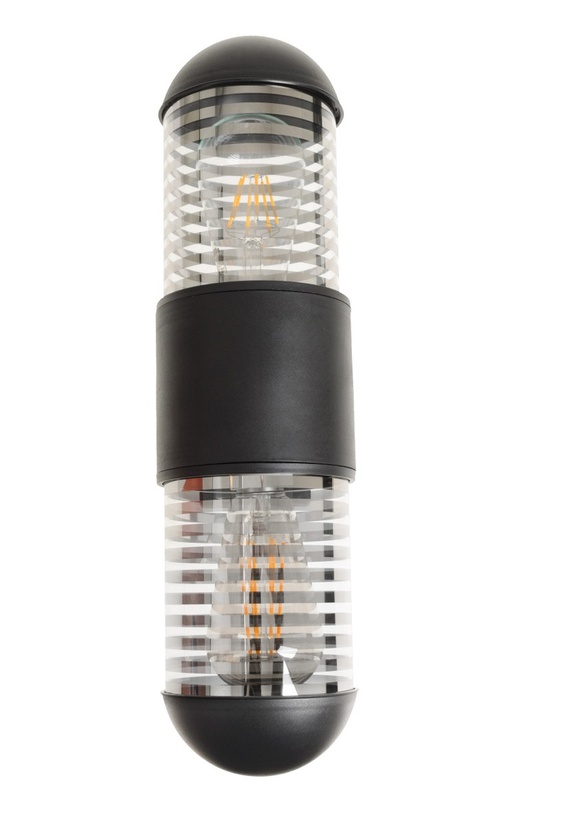 Светильник уличный настенный PL-29/40 2*E27 BK IP65 Brille (253894287)