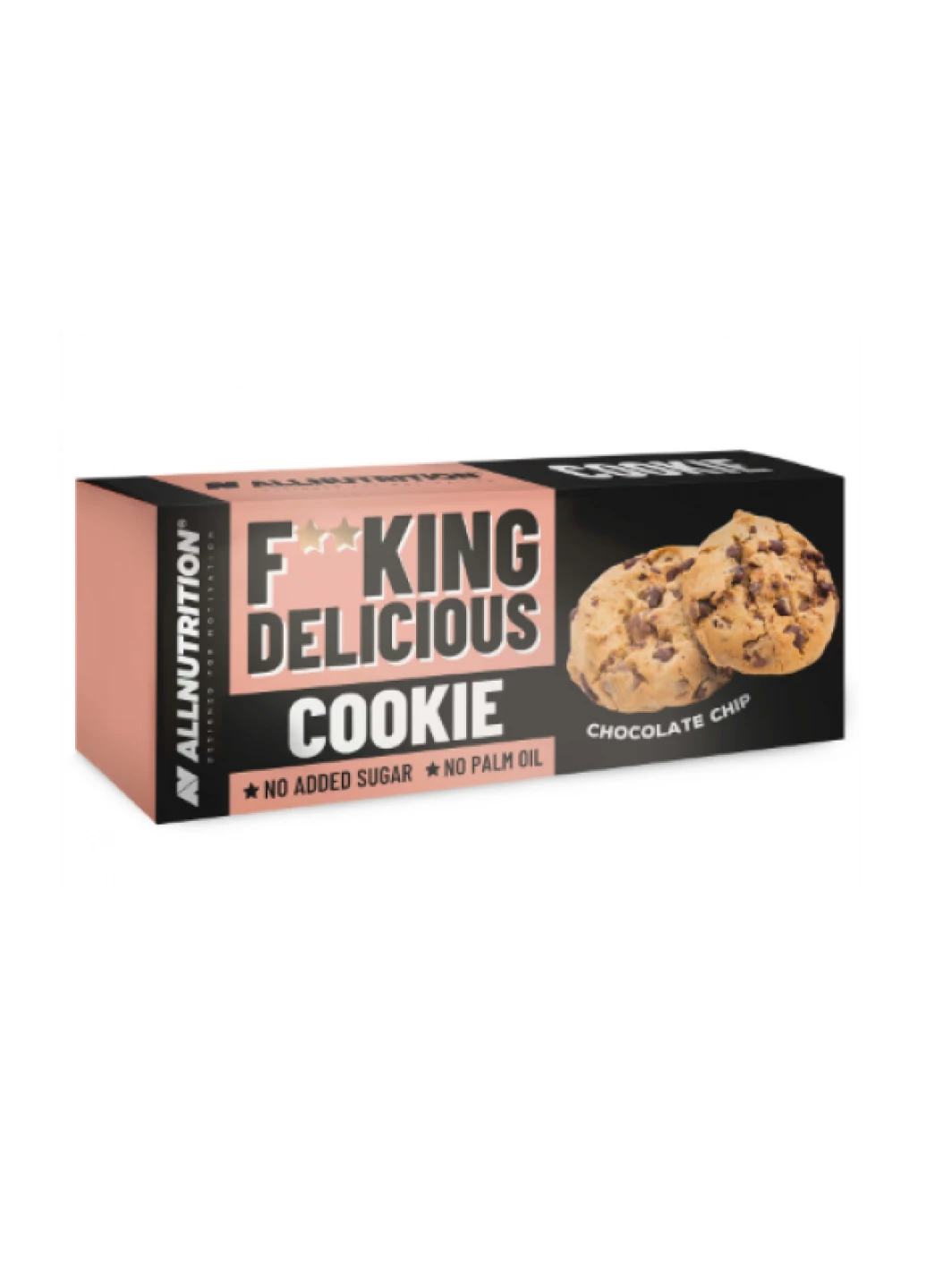 Дієтичне солодке печиво без цукру Fucking Delicious cookie - 135g Chocolate chip Allnutrition (254792139)
