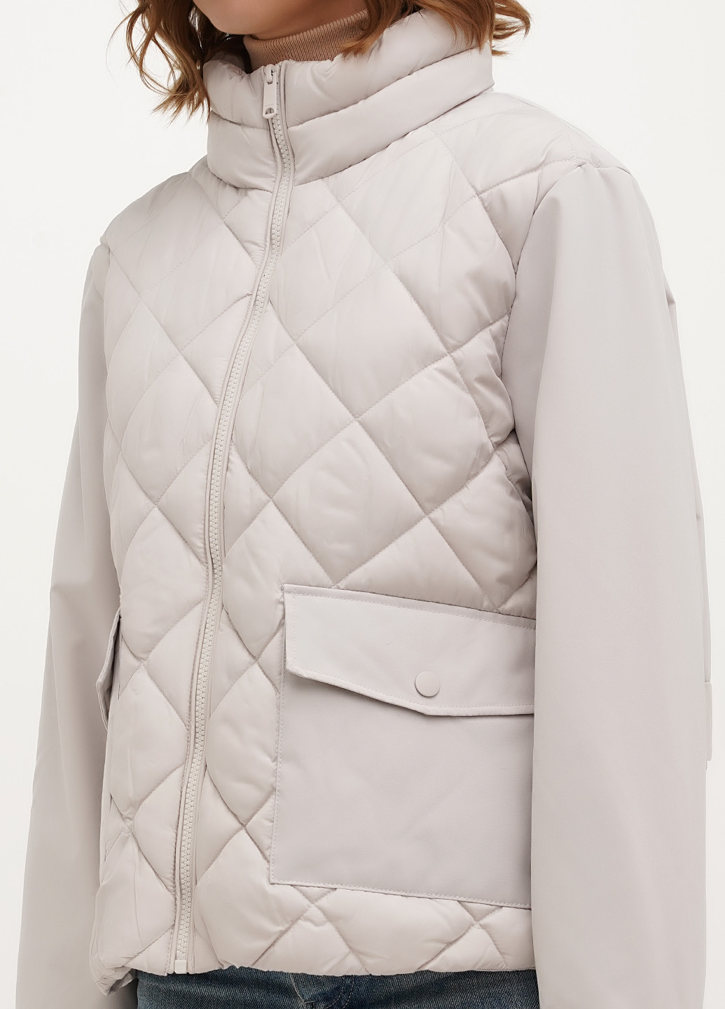 Кремова демісезонна куртка Tom Tailor