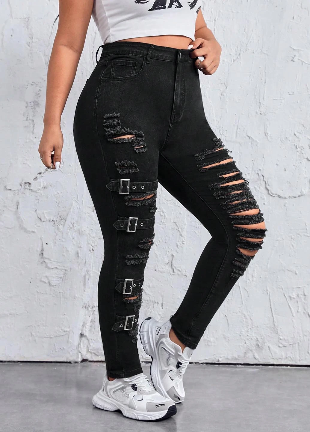 Джинсы SHEIN - (346396639)