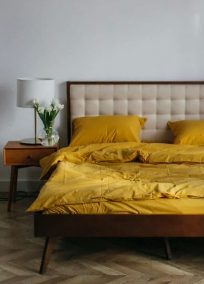 Комплект білизни з вареної бавовни Curry (євро-максі) Leglo (253942713)