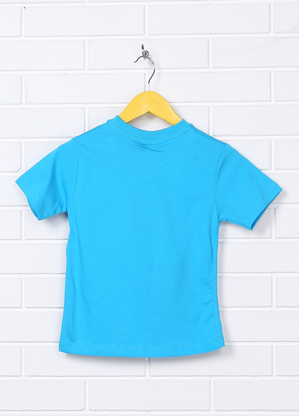 Голубая летняя футболка с коротким рукавом CHN
