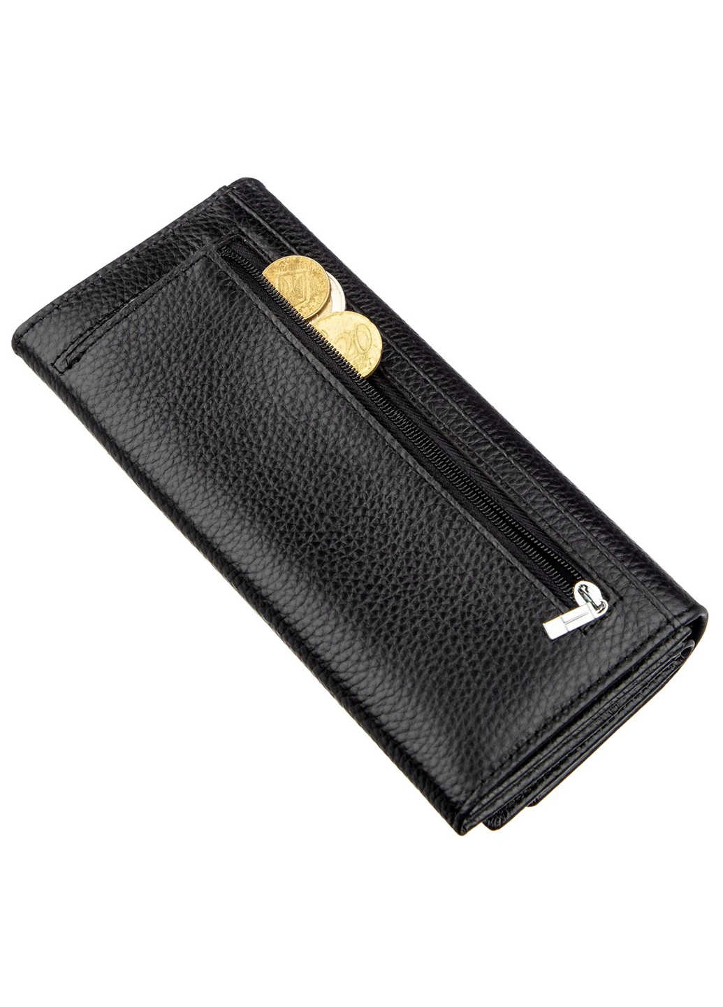 Жіночий шкіряний гаманець-візитниця 10х18,5 см st leather (252128432)