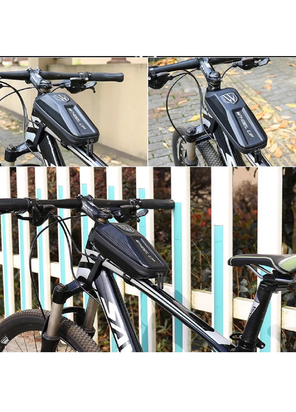 Велосумка бардачок сумка на раму велосипеда на молнии водонепроницаемая 24х10х8 см (37241-Нов) Unbranded (253051840)