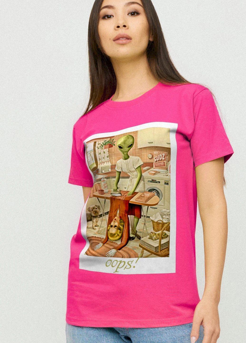 Футболка Boyfriend / air print / YAPPI - (237407568)