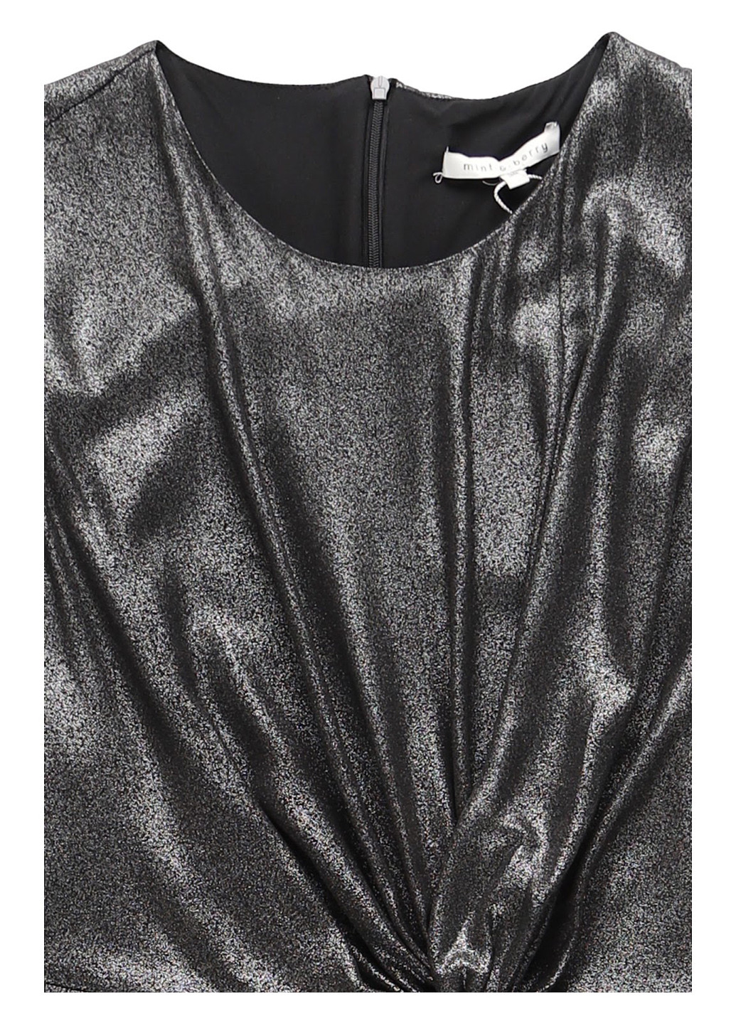 Темно-сіра кежуал сукня MINT&BERRY меланжева