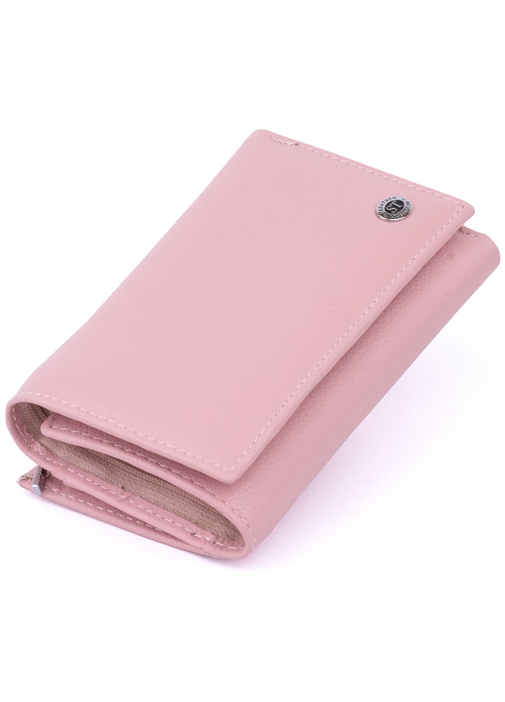 Жіночий шкіряний гаманець 14х8,5х2,5 см st leather (252132671)