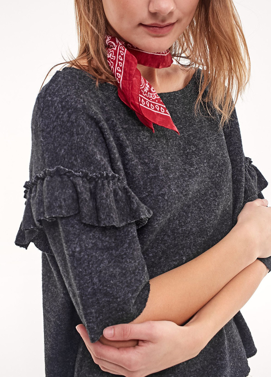 Темно-сірий демісезонний джемпер джемпер Stradivarius