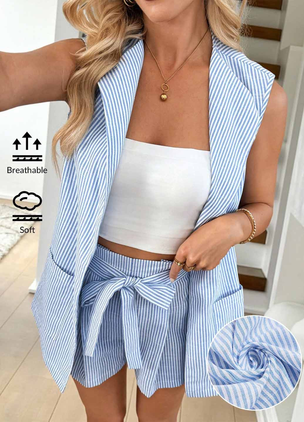 Костюм (жилет, шорты) SHEIN (367747607)