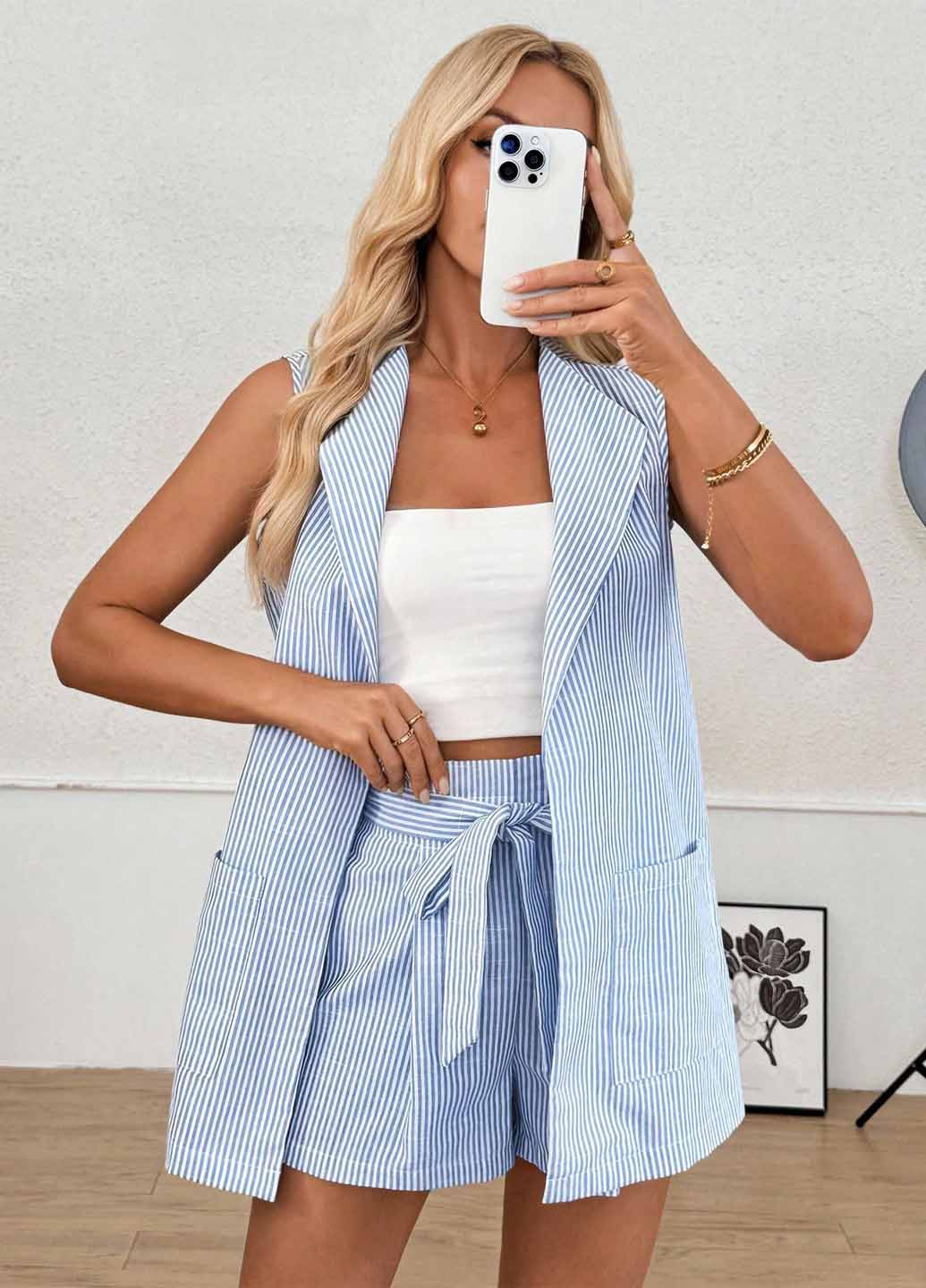 Костюм (жилет, шорты) SHEIN (367747607)