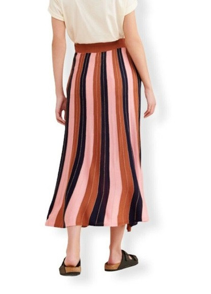 Разноцветная кэжуал в полоску юбка Foxiedox