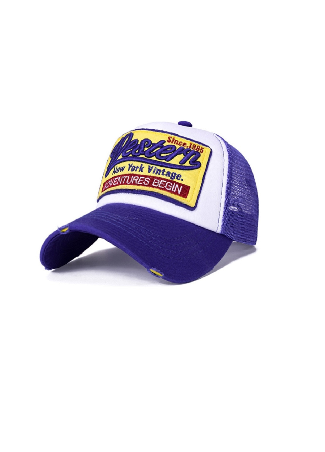 Кепка тракер Western с сеточкой унисекс Черный NoName (250447315)