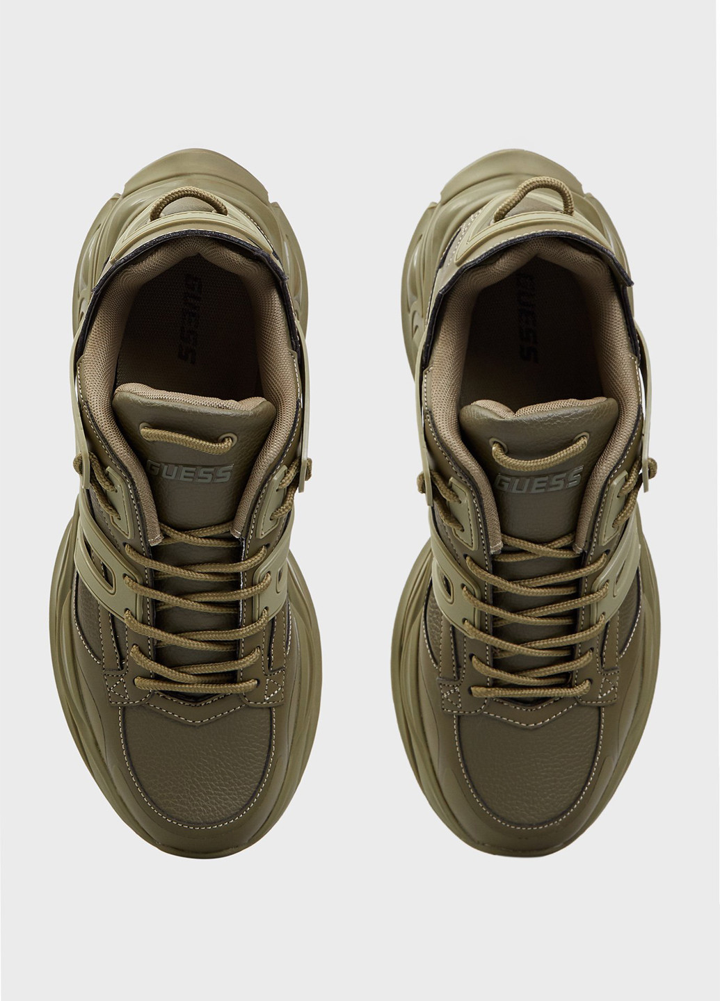 Оливкові всесезон кросівки Guess
