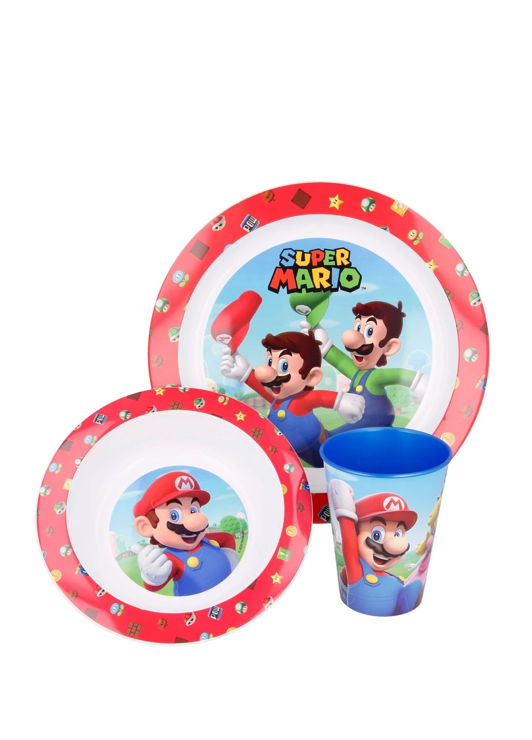 Набір посуду Super Mario - Mario, Kids Micro Set Stor (252016529)