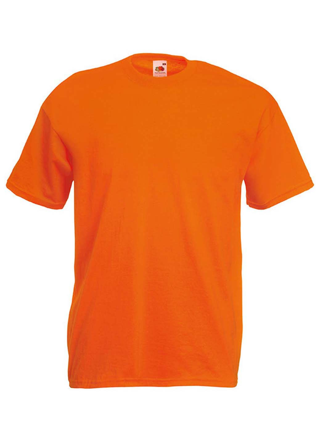 Оранжевая футболка Fruit of the Loom Ringspun premium