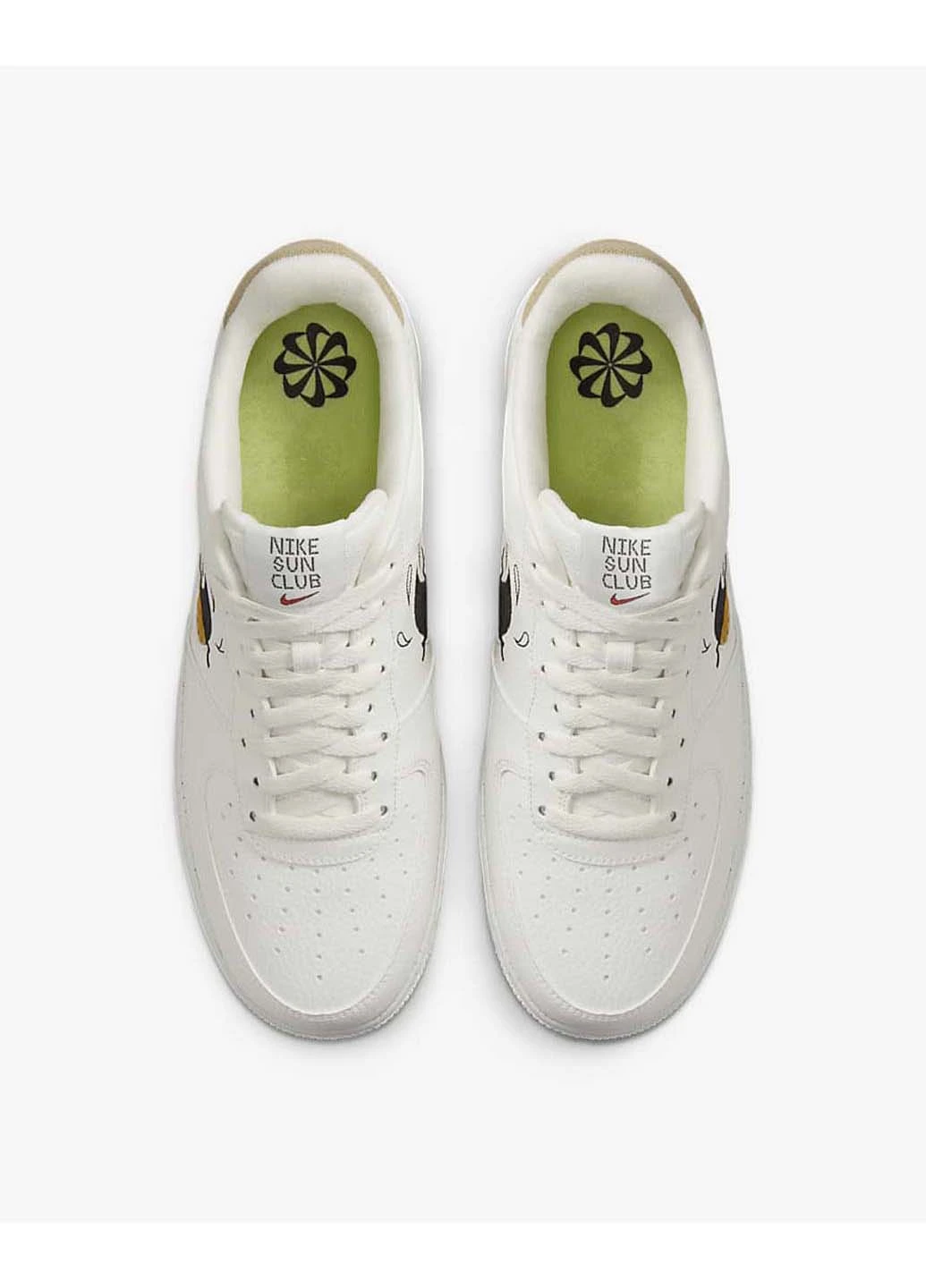 Белые демисезонные кроссовки Nike