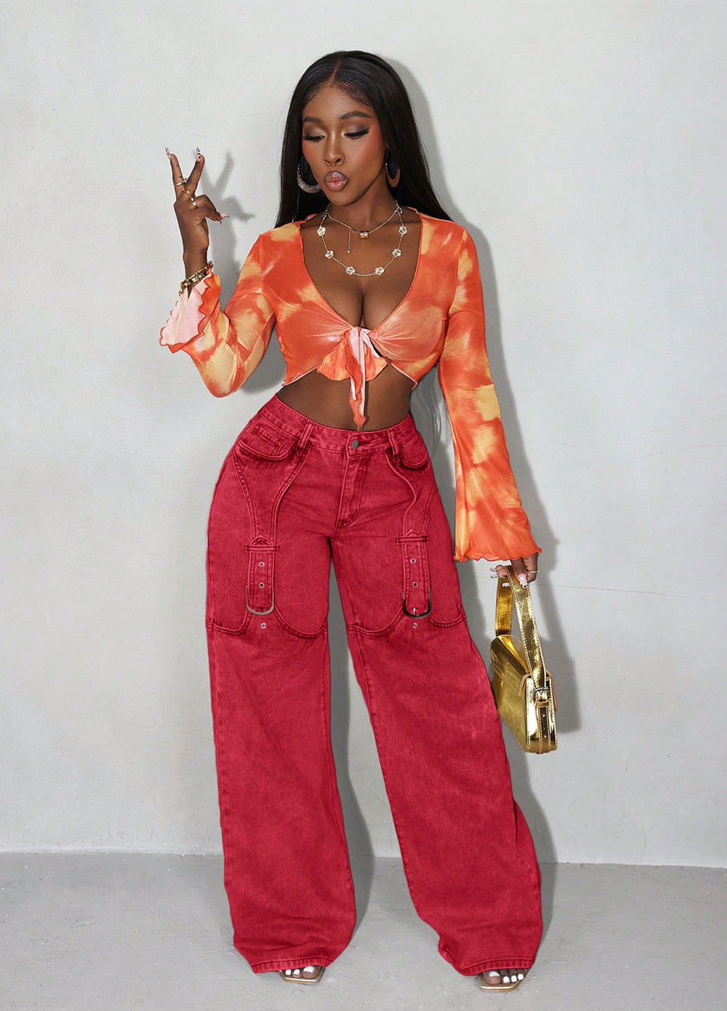 Джинси SHEIN - (365779714)