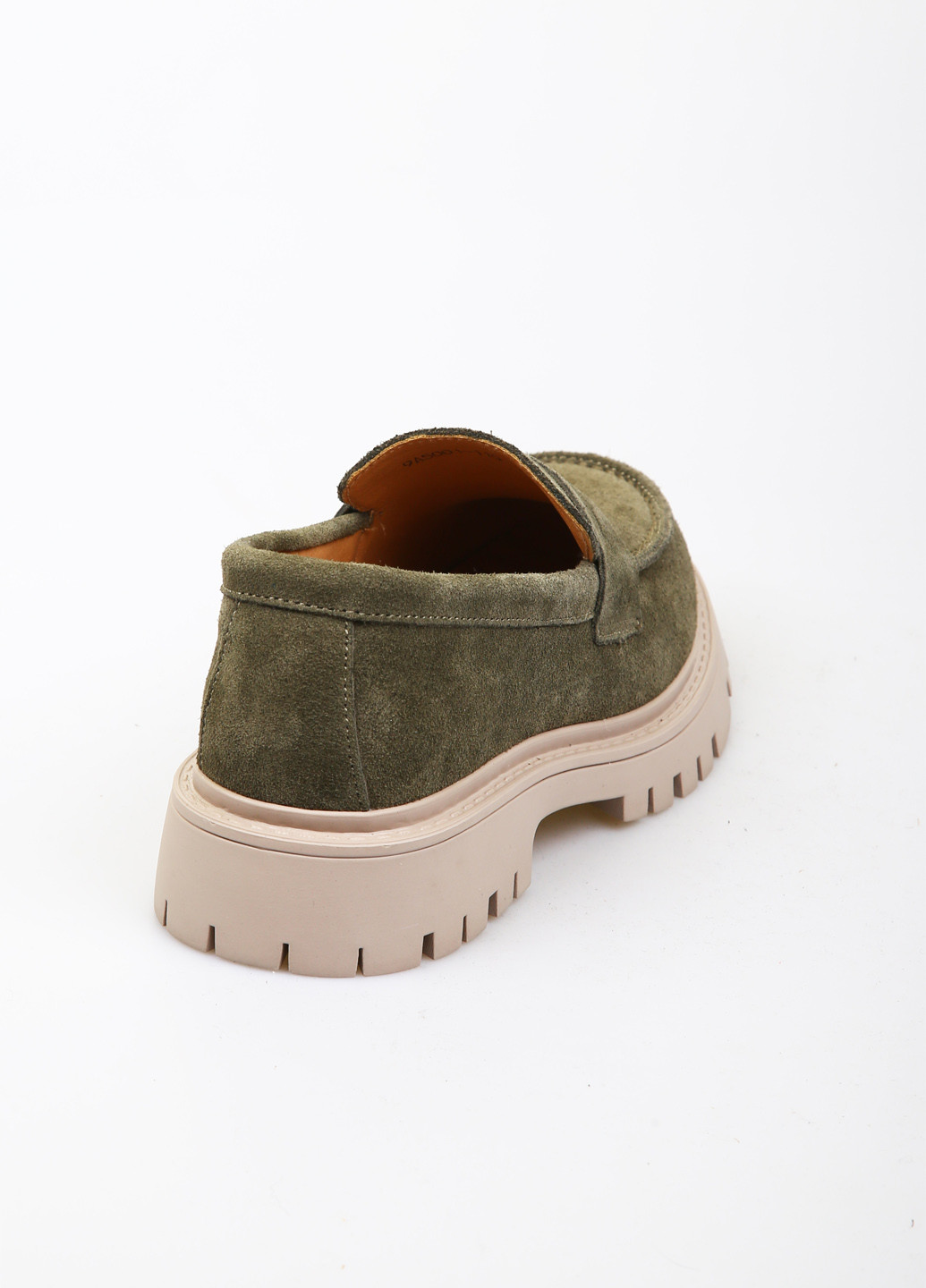 ALLSY Туфли лоферы хаки з натуральная замша, китай — демисезон (370635404)