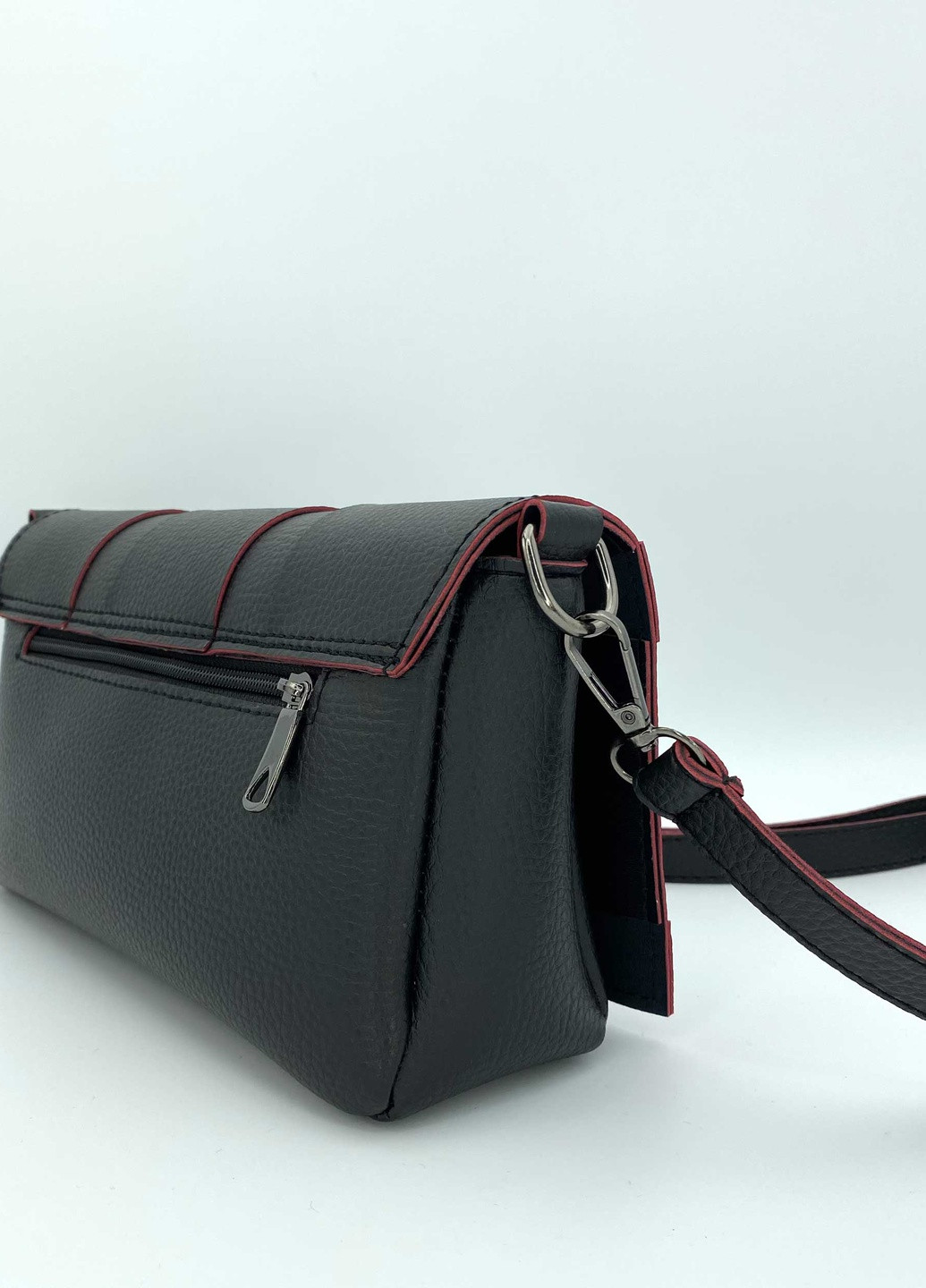 Сумка жіноча крос боді екошкіра (wel-65204) Чорна WeLassie (253982833)