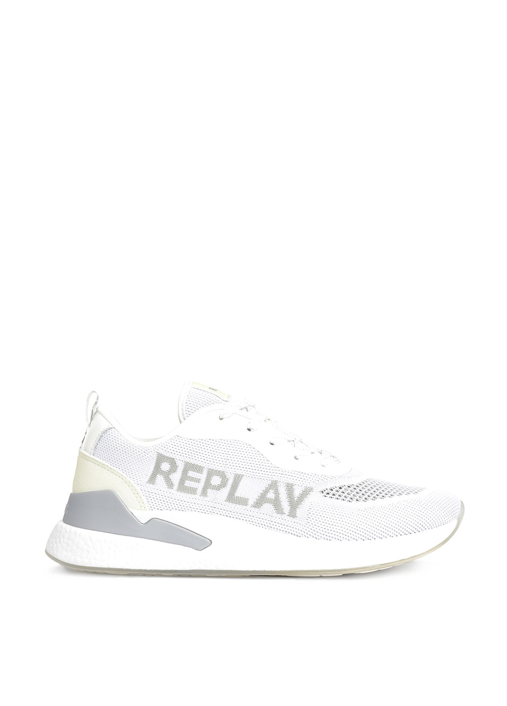 Белые демисезонные кроссовки Replay