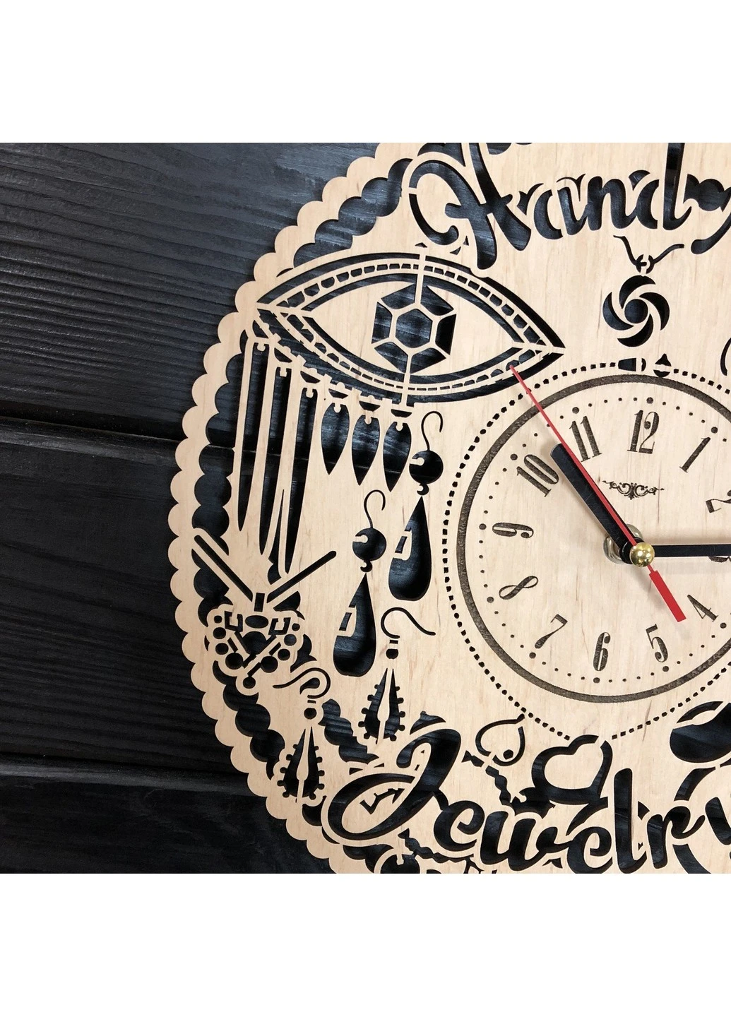 Годинник настінний з дерева «Hand Made» 7Arts (253566531)