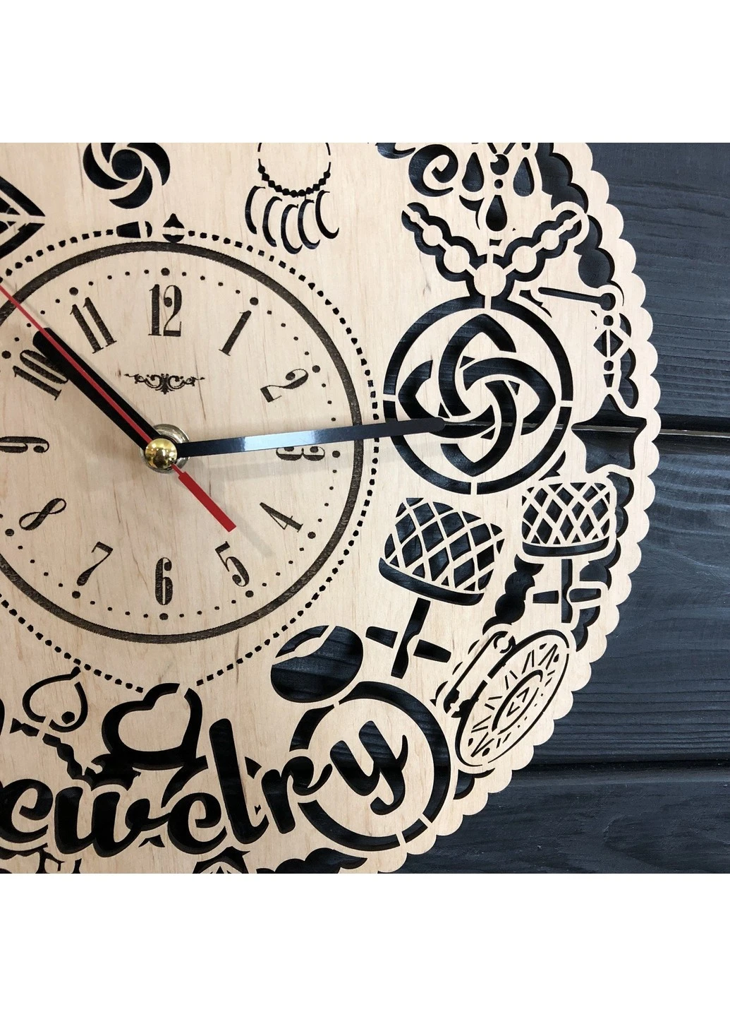 Годинник настінний з дерева «Hand Made» 7Arts (253566531)