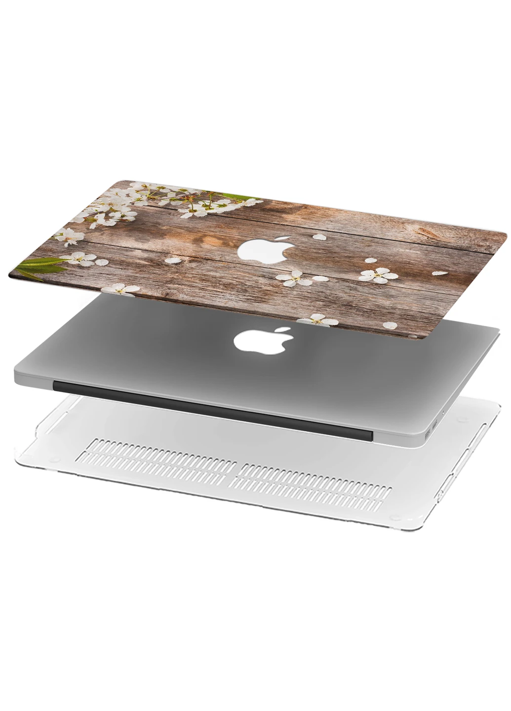 Чехол пластиковый для Apple MacBook Air 13 A1932 / A2179 / A2337 Дерево (Wood) (9656-1844) MobiPrint (218505889)