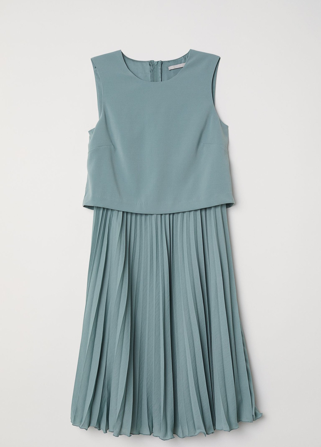 Світло-бірюзова кежуал плаття, сукня H&M однотонна