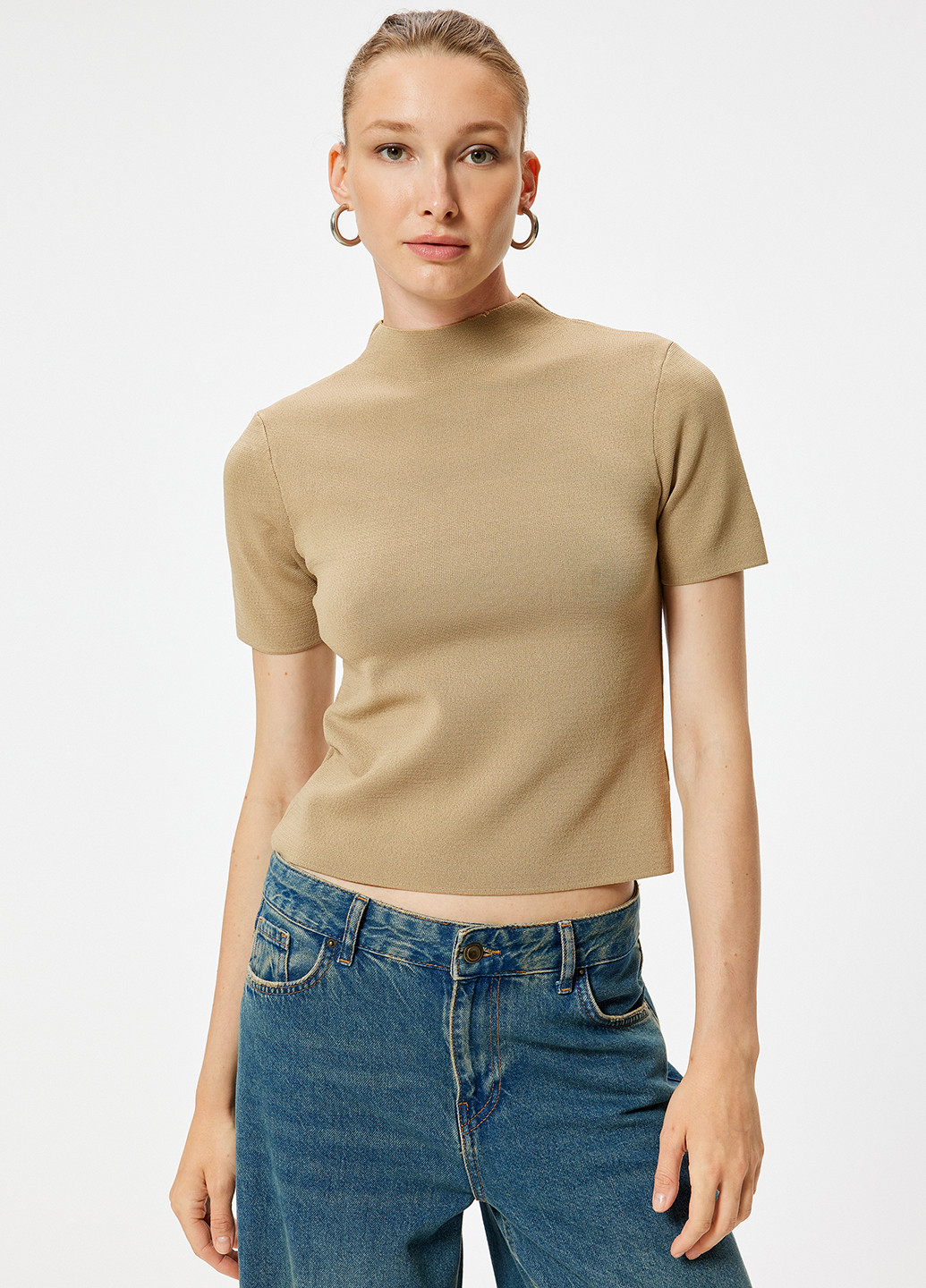 Бежевий демісезонний светр KOTON