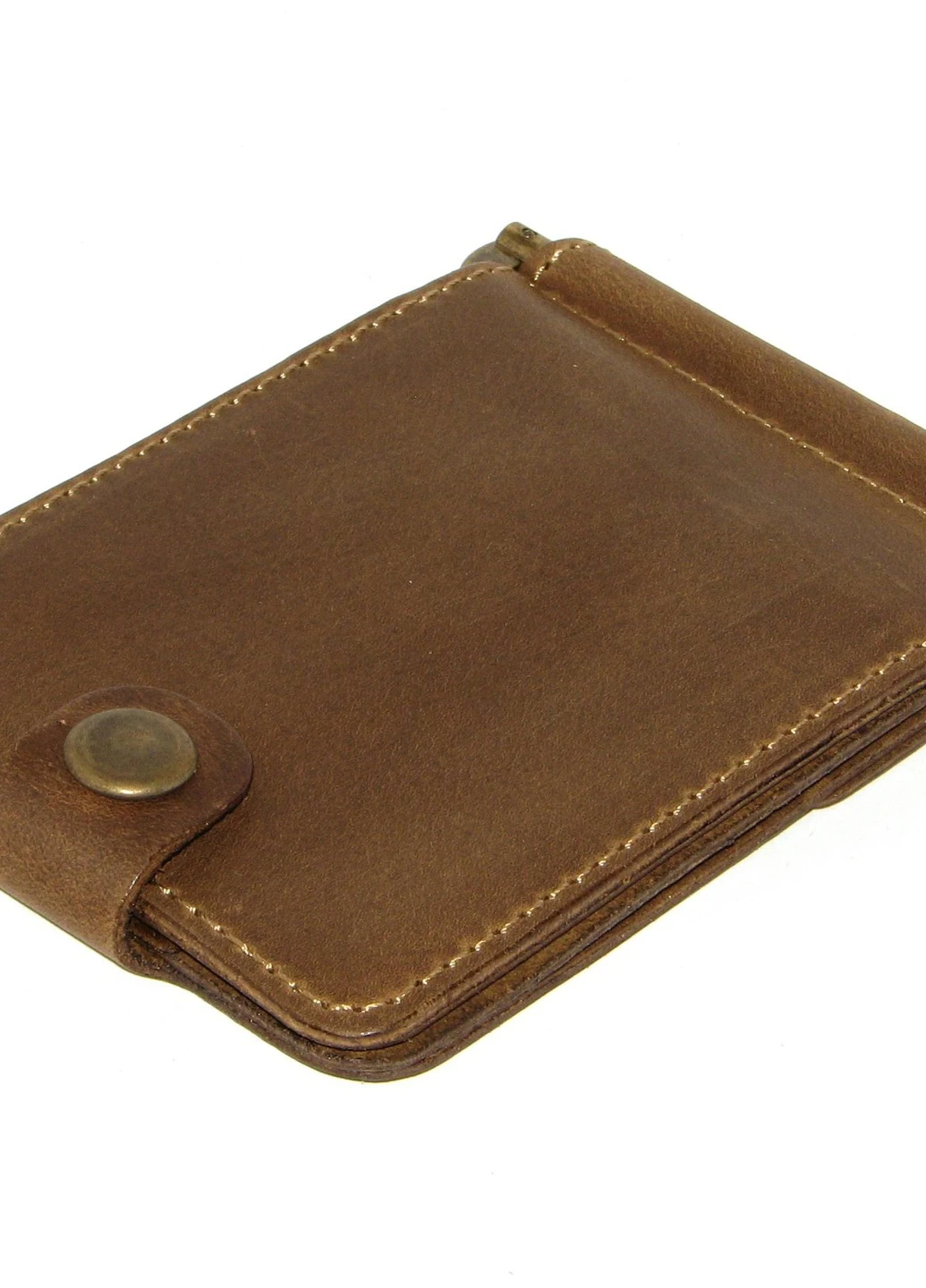 Подарочный набор №10 (зажим + обложка на права, ID паспорт) хаки DNK Leather (253933671)