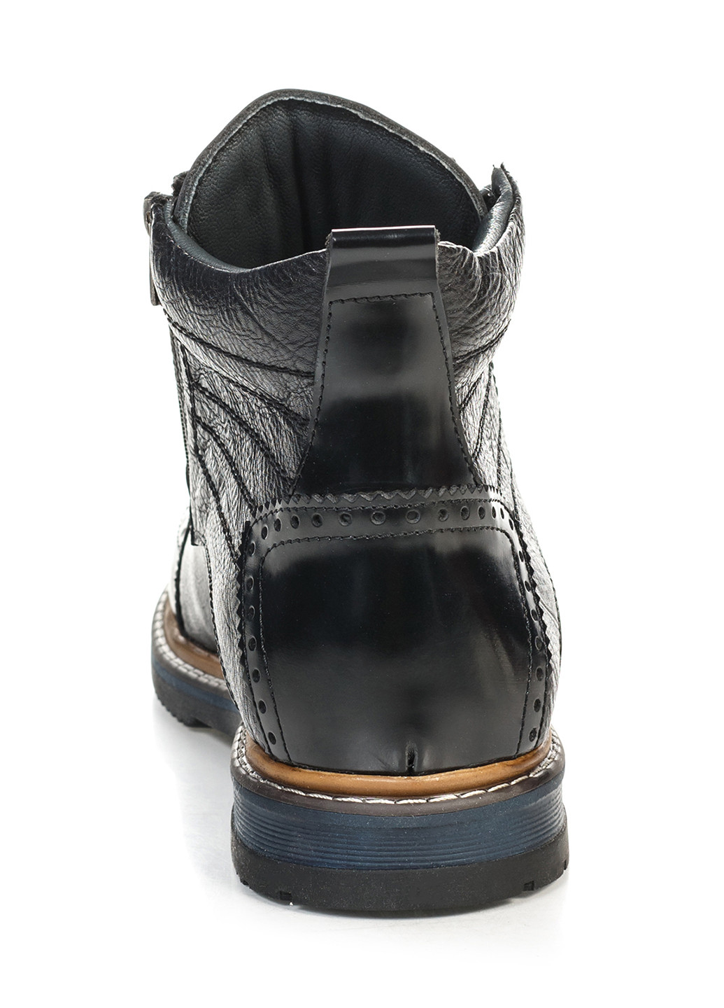 Черные осенние ботинки броги Nube