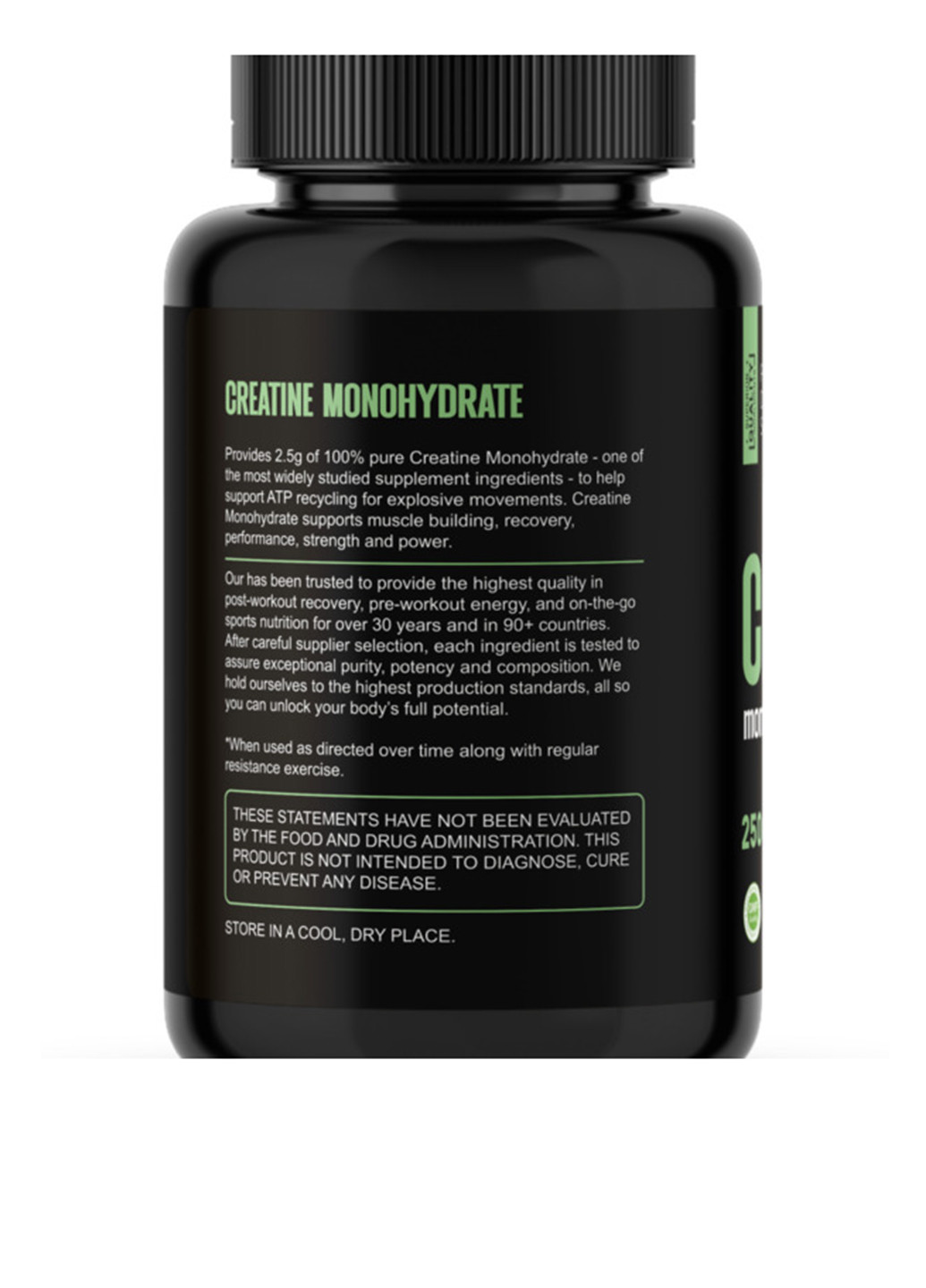 Креатин моногідрат Creatine Monohydrate 2500 мг, 60 капсул Bel Tono (340108235)