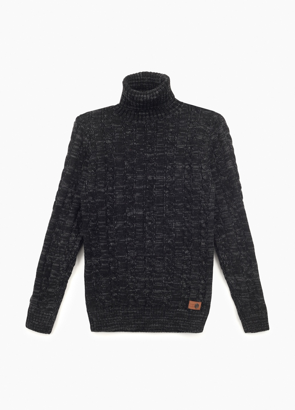 Чорний зимовий светр Stendo