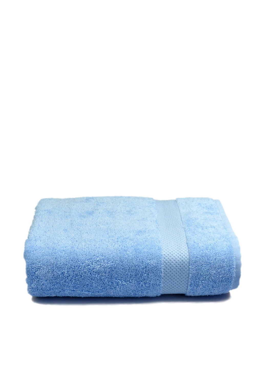 No Brand полотенце, 70х140 см однотонный голубой производство - Азербайджан