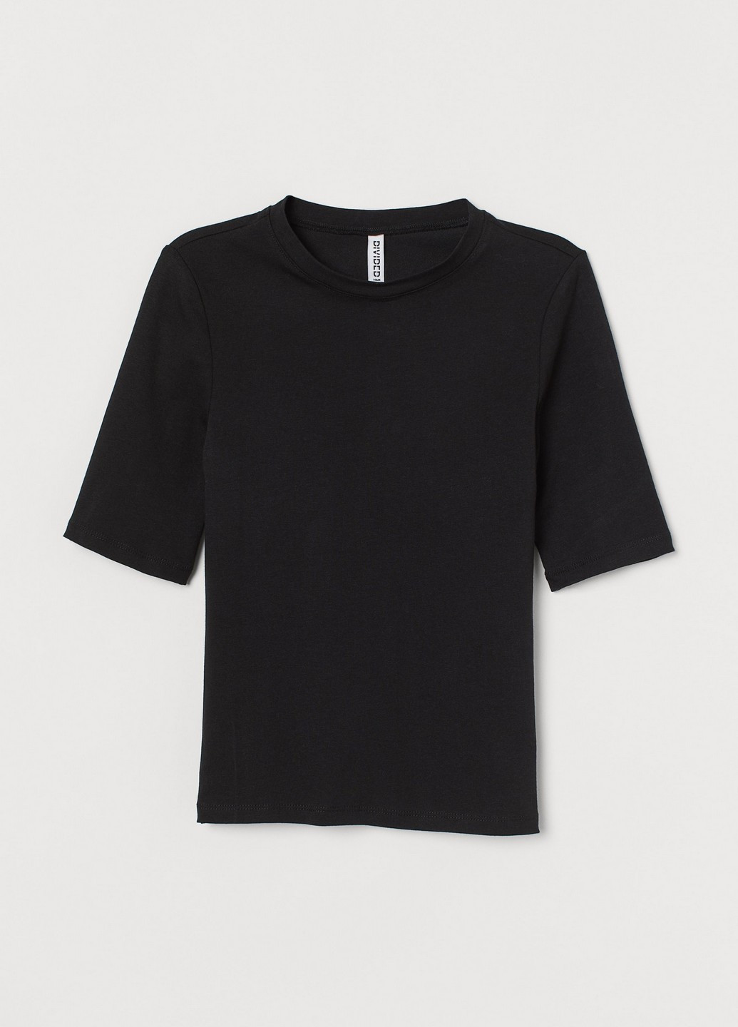 Черная всесезон футболка H&M