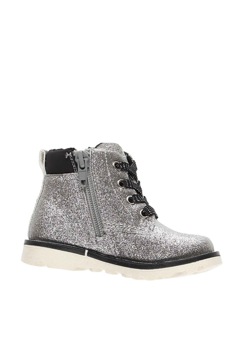 Серебряные кэжуал, праздничные осенние ботинки Chicco