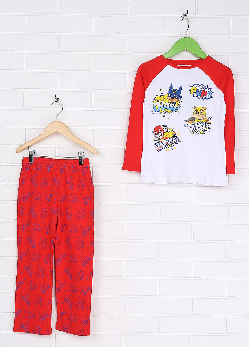 Красная всесезон пижама (реглан, брюки) Bacci S&C