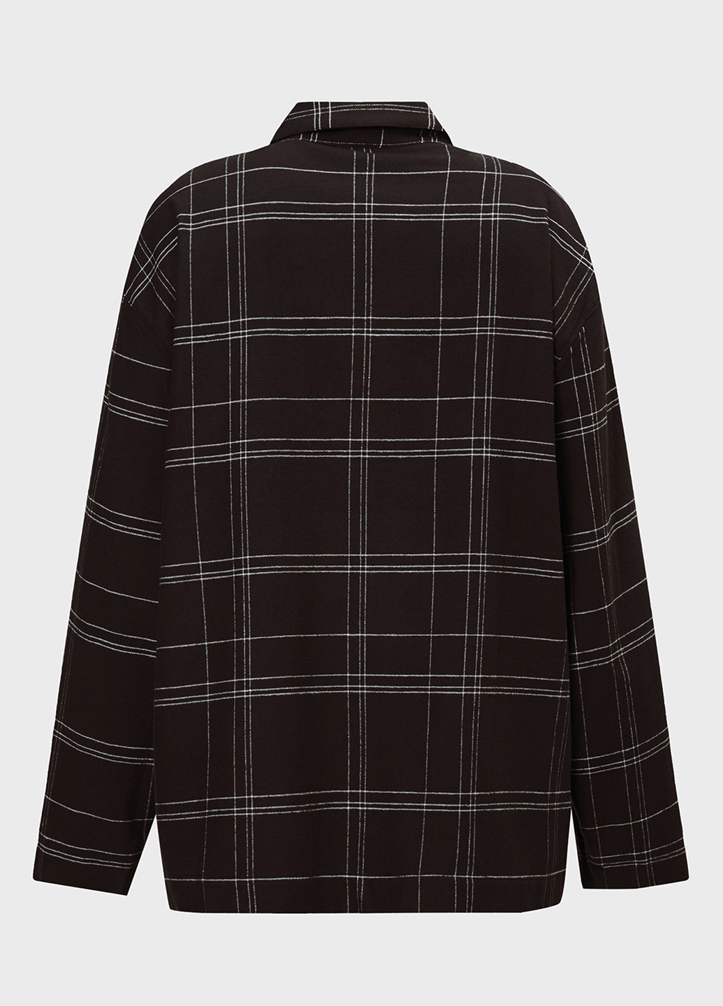 Черная домашний рубашка в клетку Calvin Klein