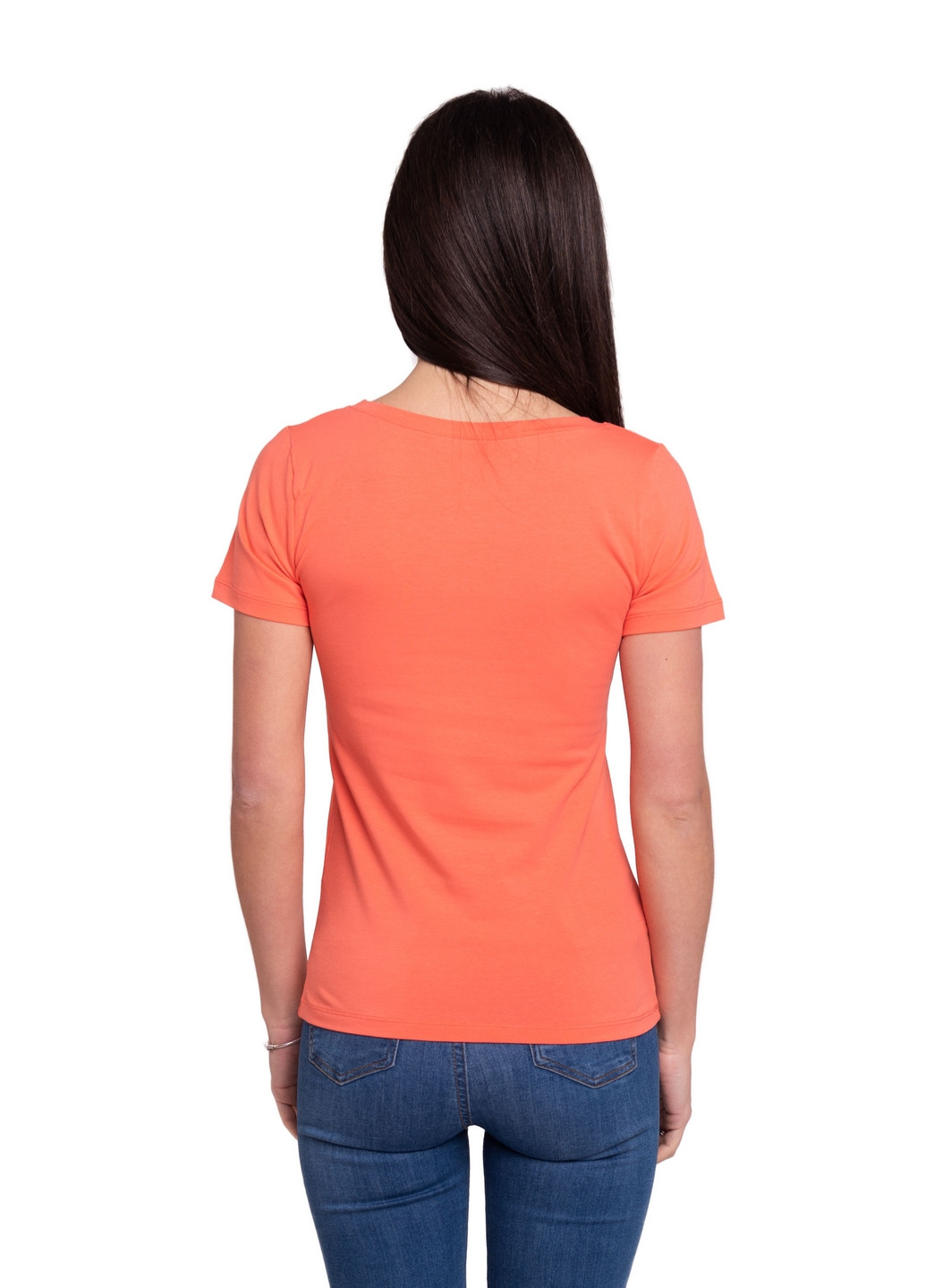 Коралловая всесезон футболка женская Наталюкс 41-2347