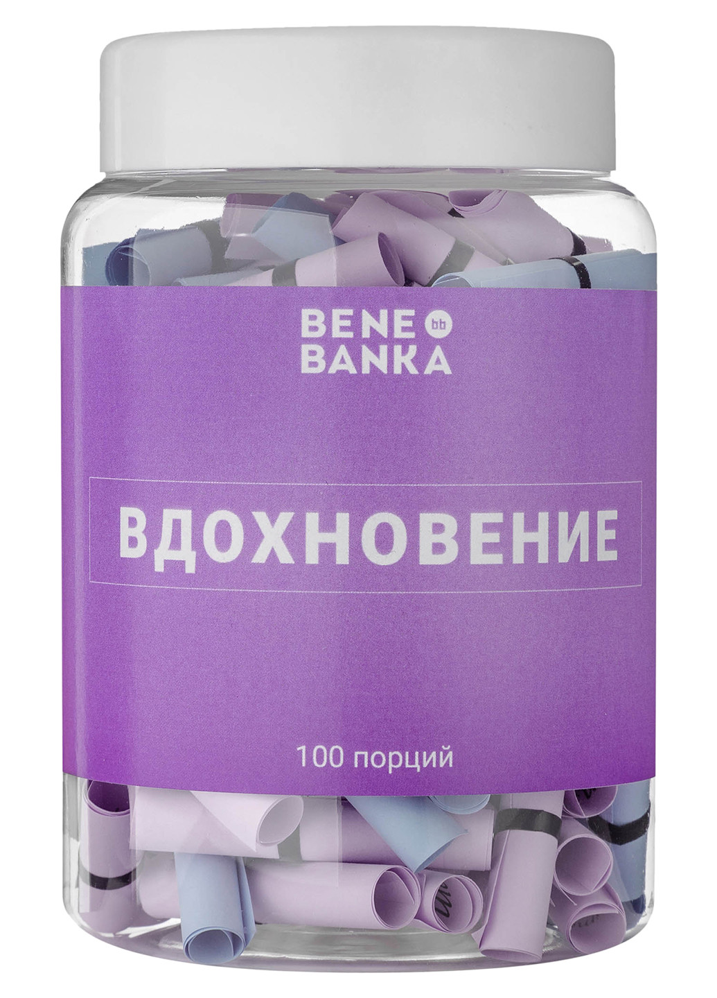 Баночка з записками "Вдохновение" російська мова Bene Banka (200653600)