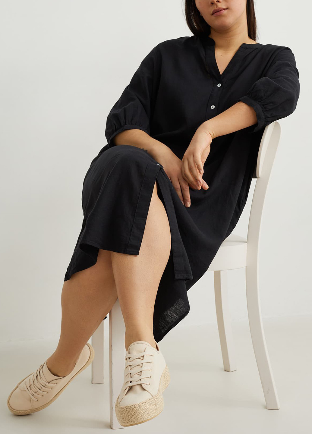 Бежевые кеды C&A