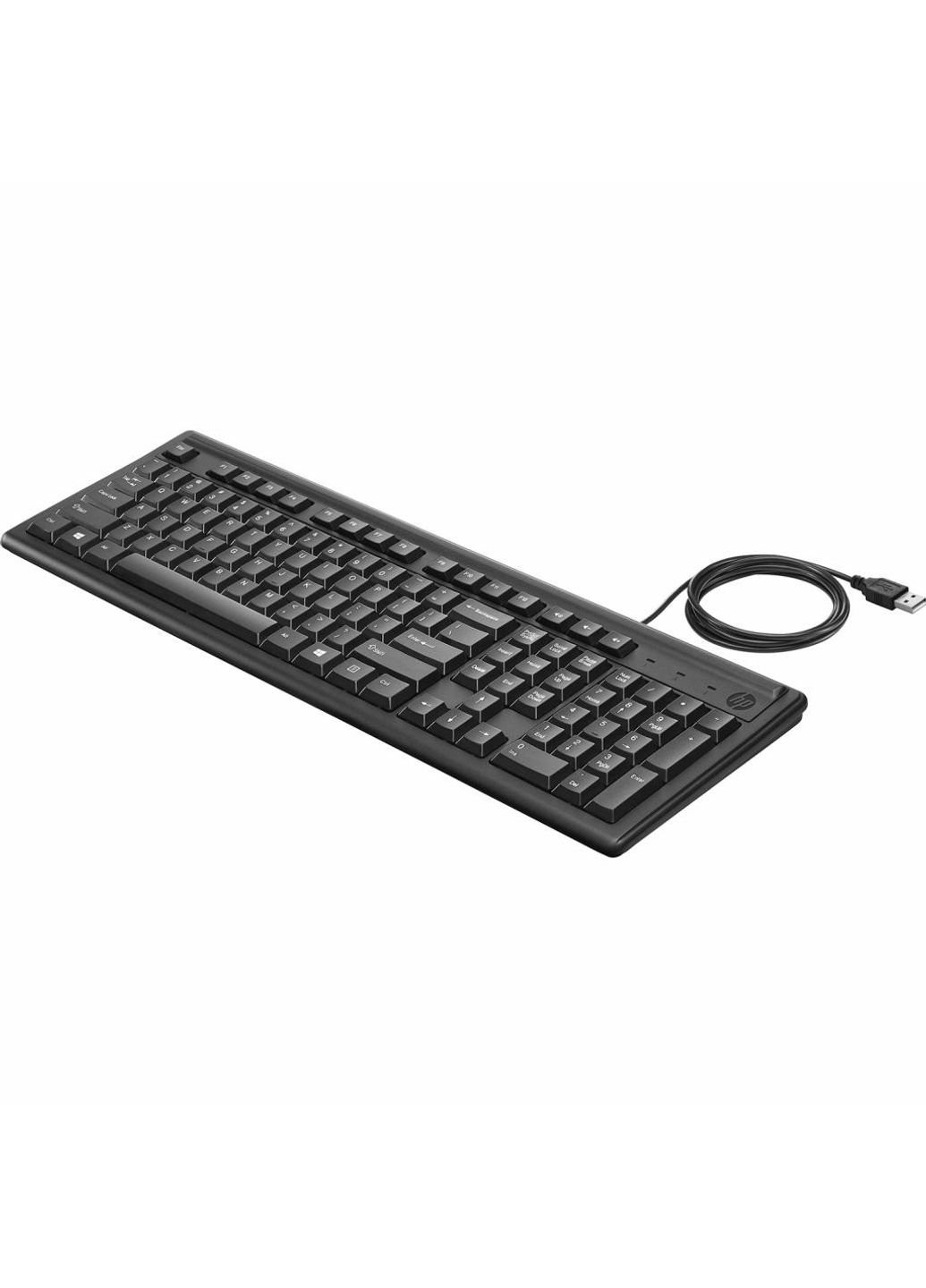 Клавиатура (2UN30AA) HP 100 usb black (253546226)