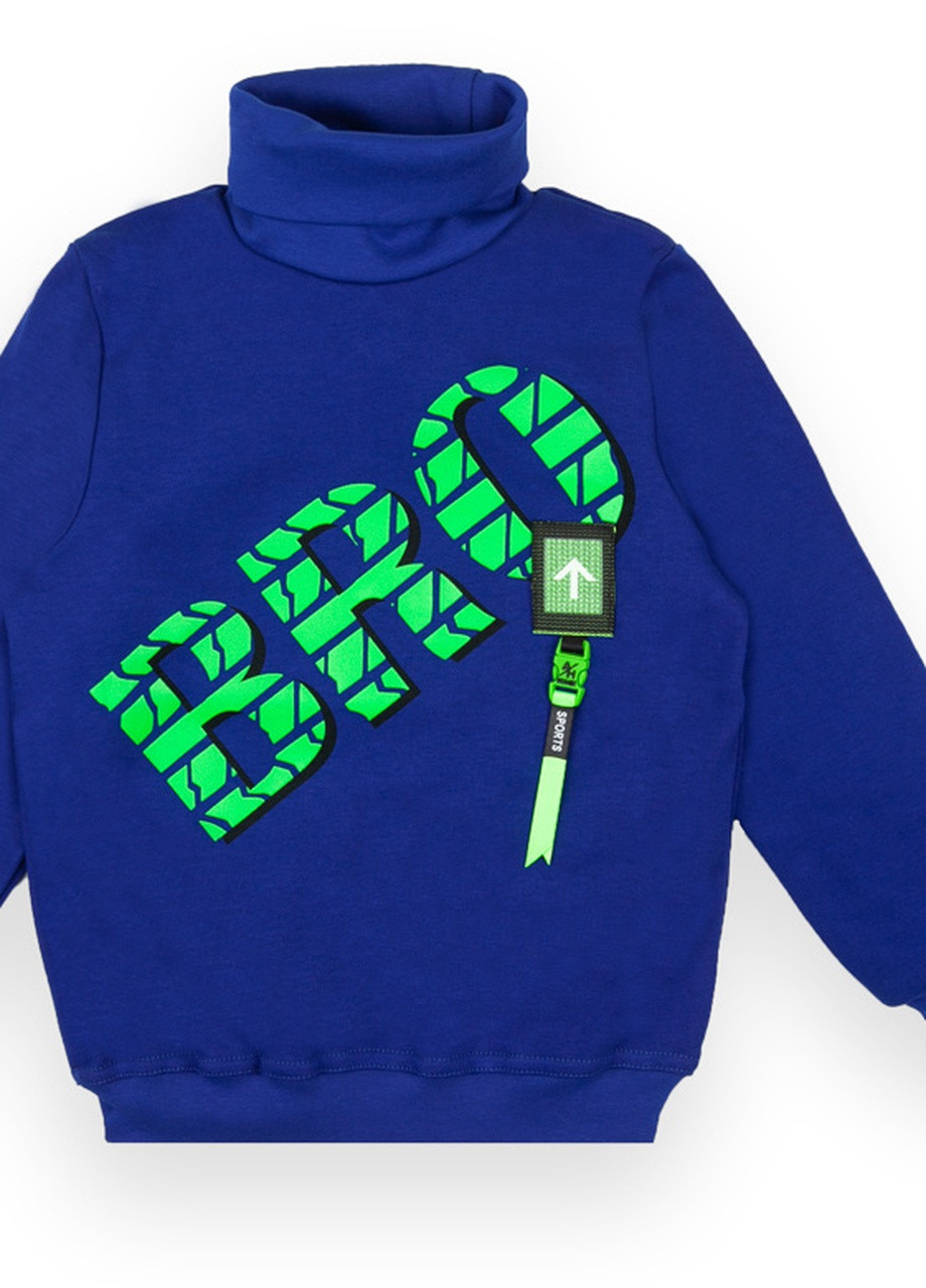 Темно-синий зимний детский свитер для девочки sv-21-83-1 *bro* Габби