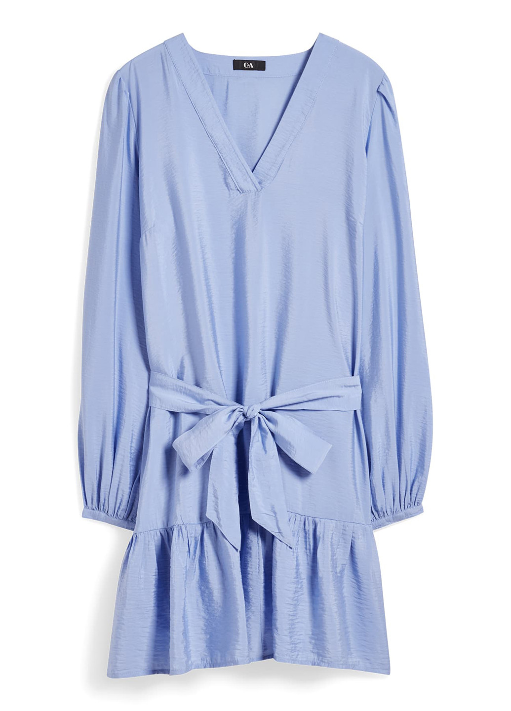 Блакитна кежуал сукня кльош C&A однотонна