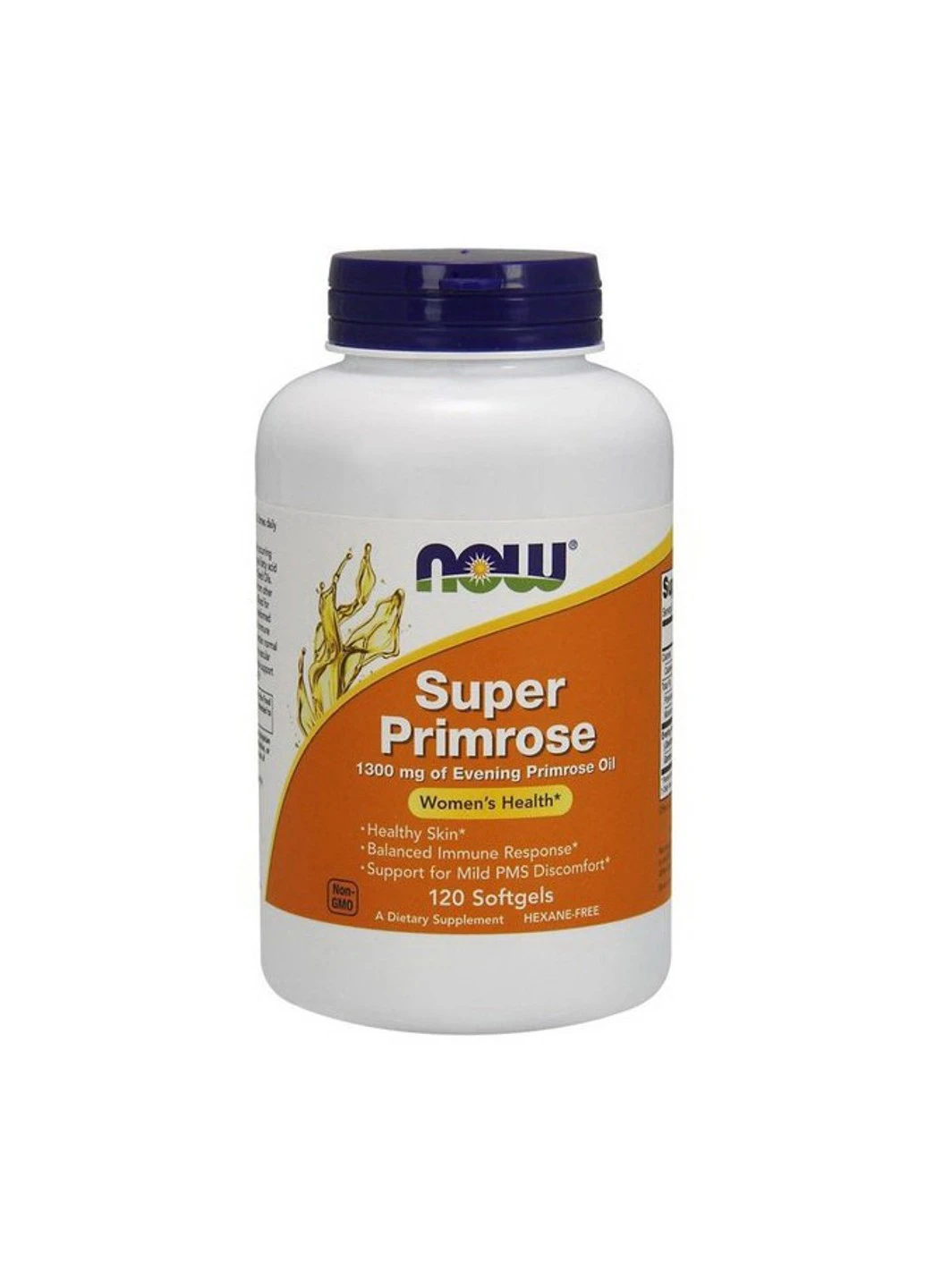 Масло примули вечірньої Super Primrose 1300 mg of Evening Primrose Oil 120 капсул Now Foods (255409678)